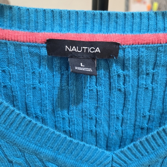 BLUE NAUTICA FALL SWEATER - Picture 2 of 4